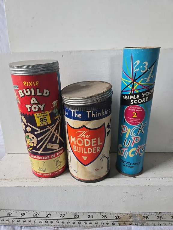 Build a Toy (empty), pickup sticks (partial) & Model builder