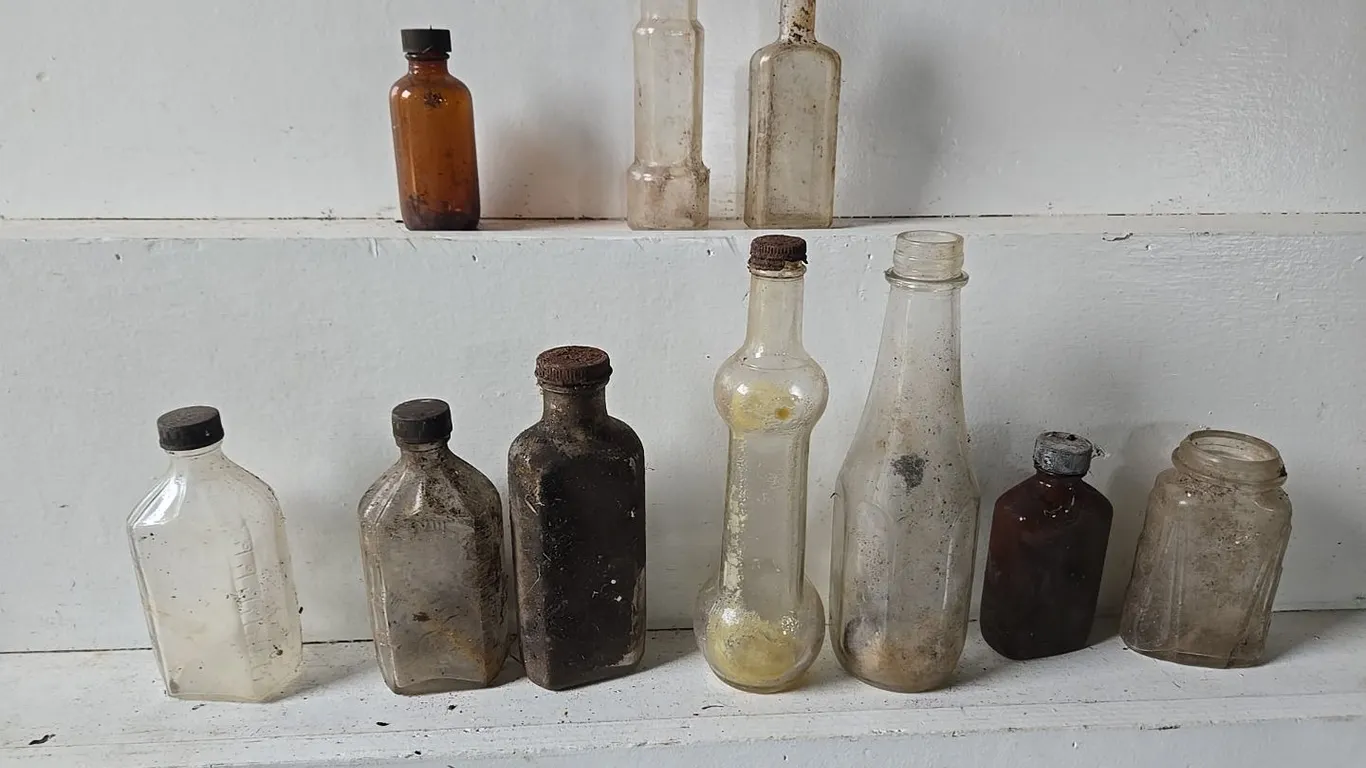 Lg. Selection of Medicine Bottles