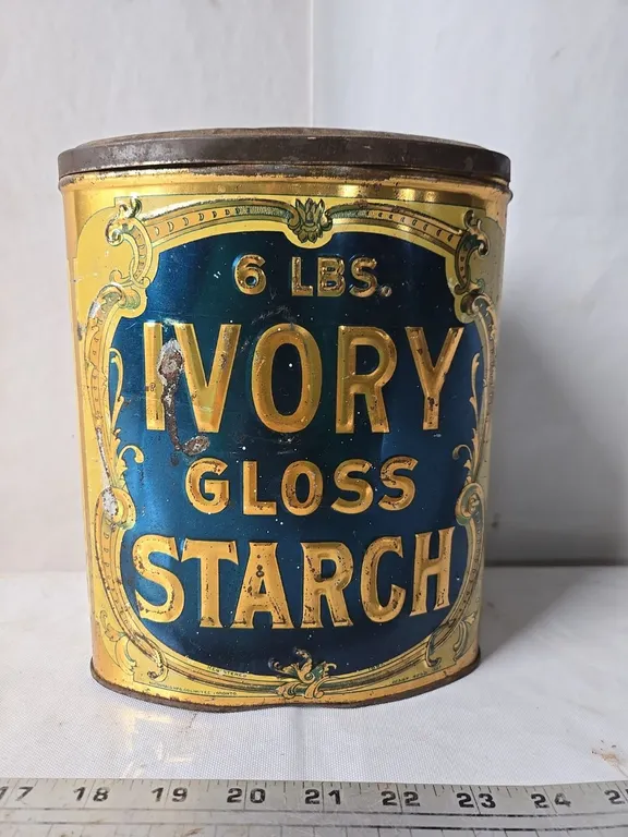 Ivory Gloss Starch 6lb. tin