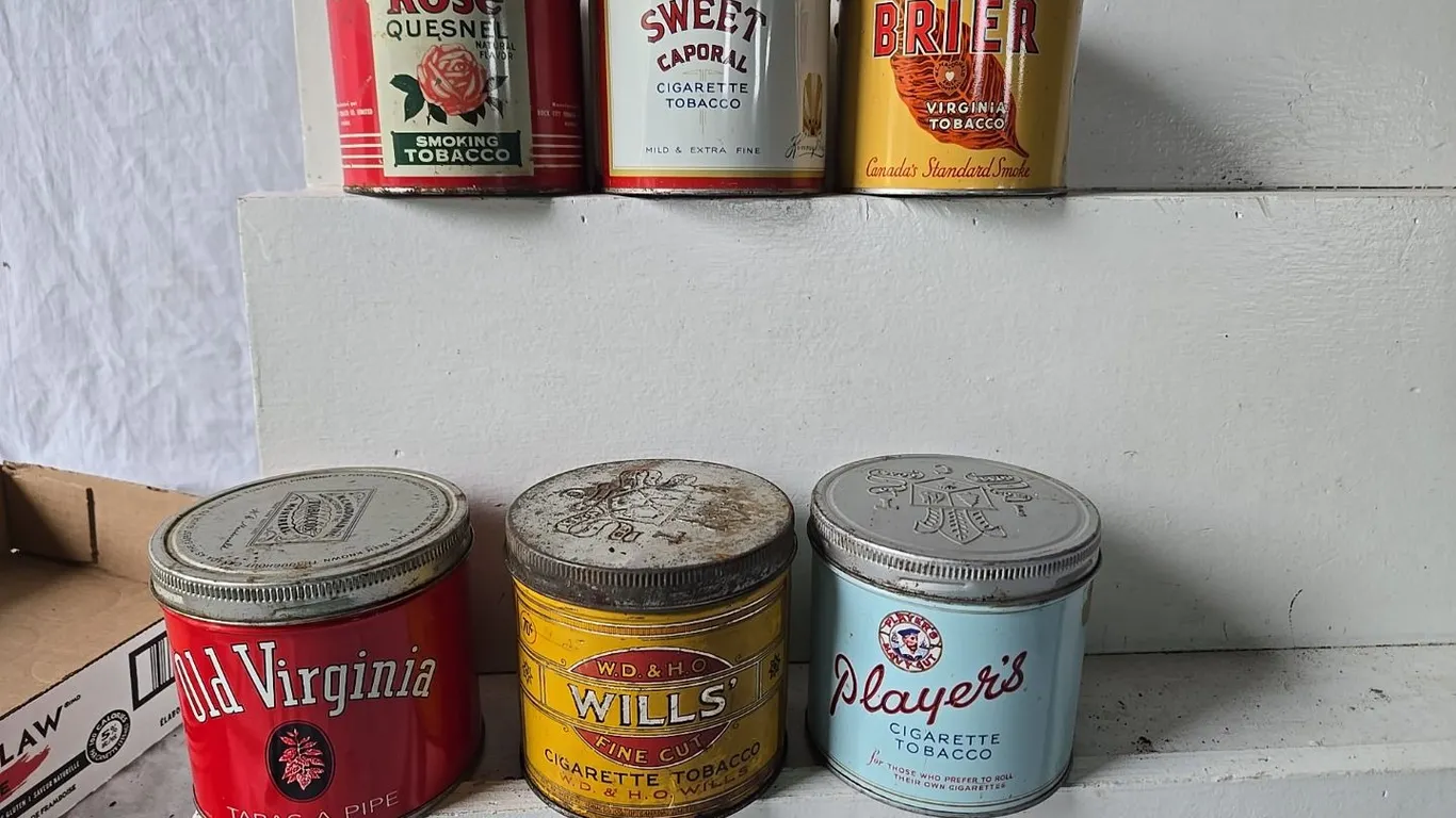 6 - Tobacco Cans