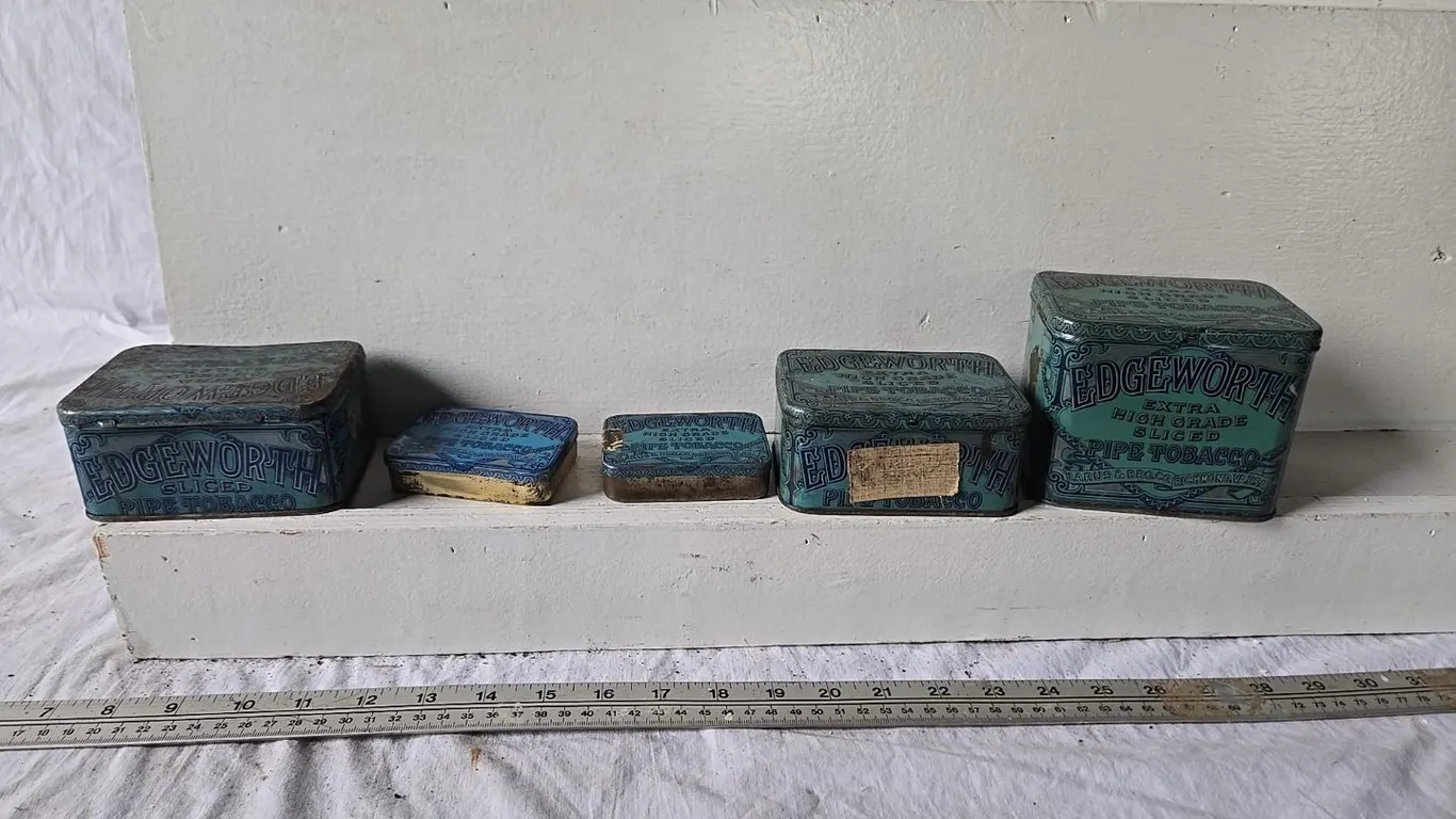5 - Edgeworth Tobacco Tins