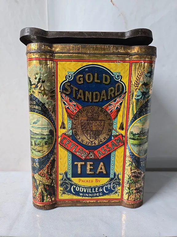 Gold Standard Tea Tin - Codville Co. Wpg