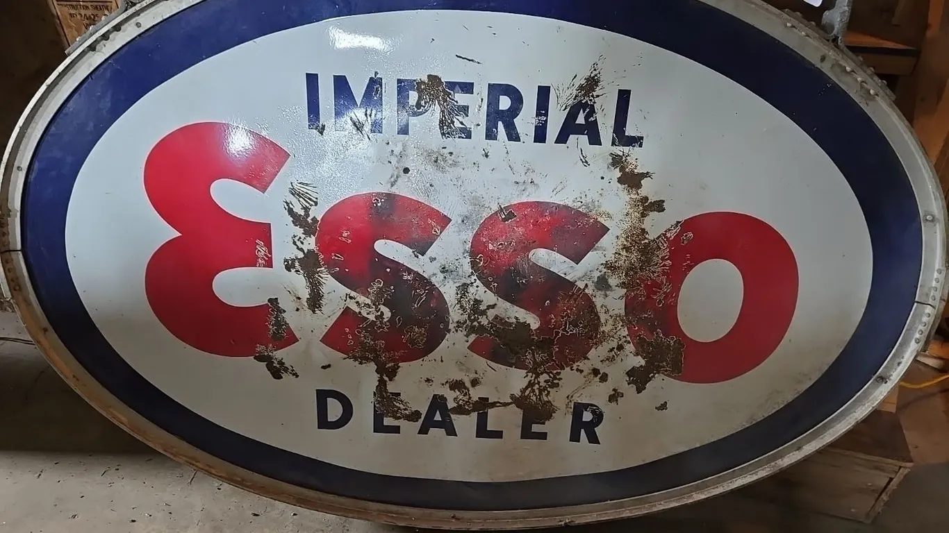 Imperial Esso Dealer Sign - original