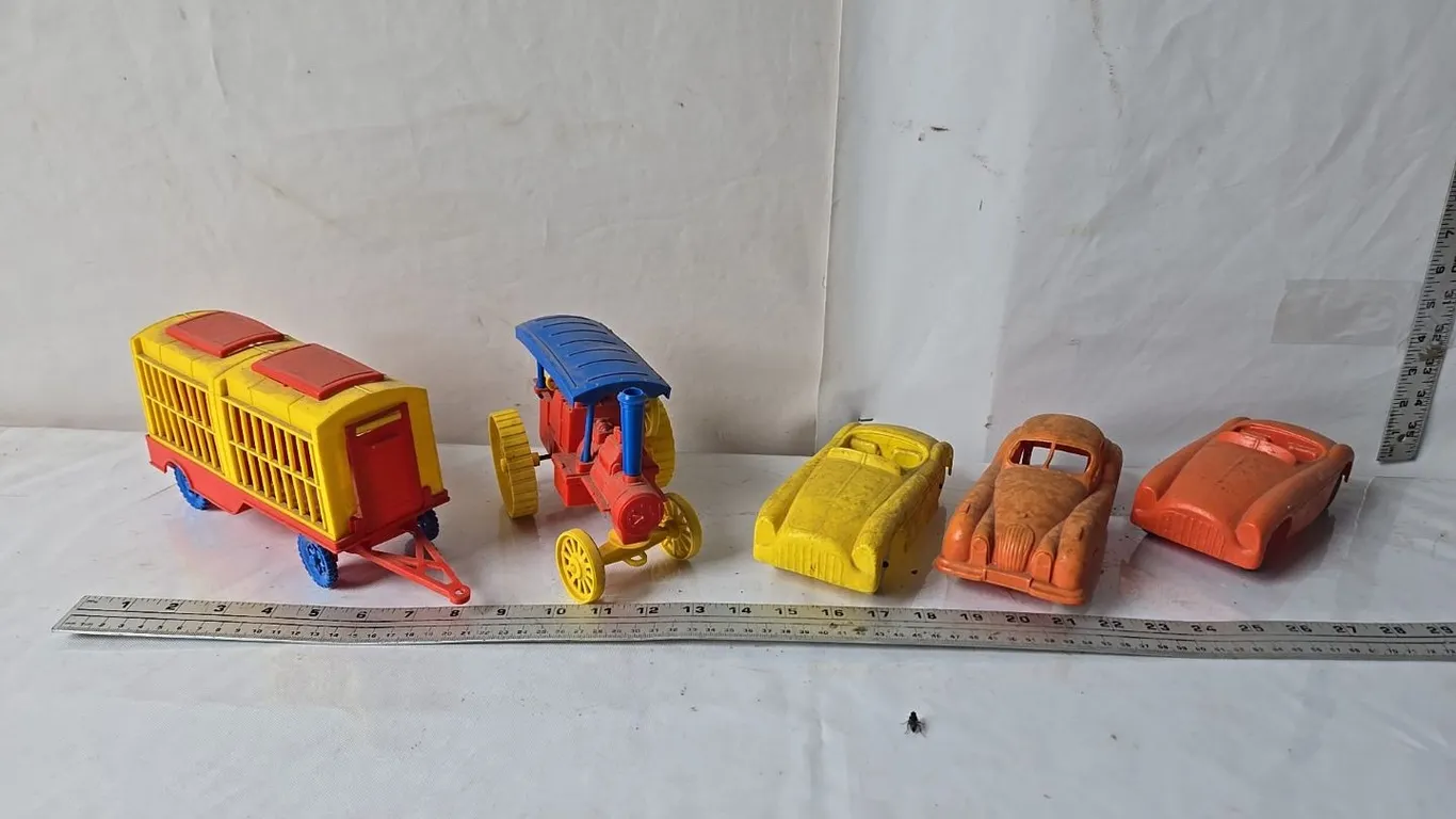 5 - Vintage Plastic Toys