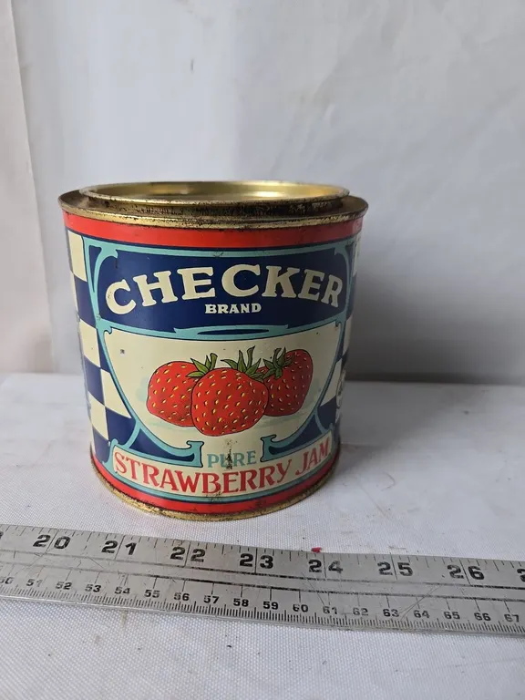 Checkers Jam Tin - 4lb.
