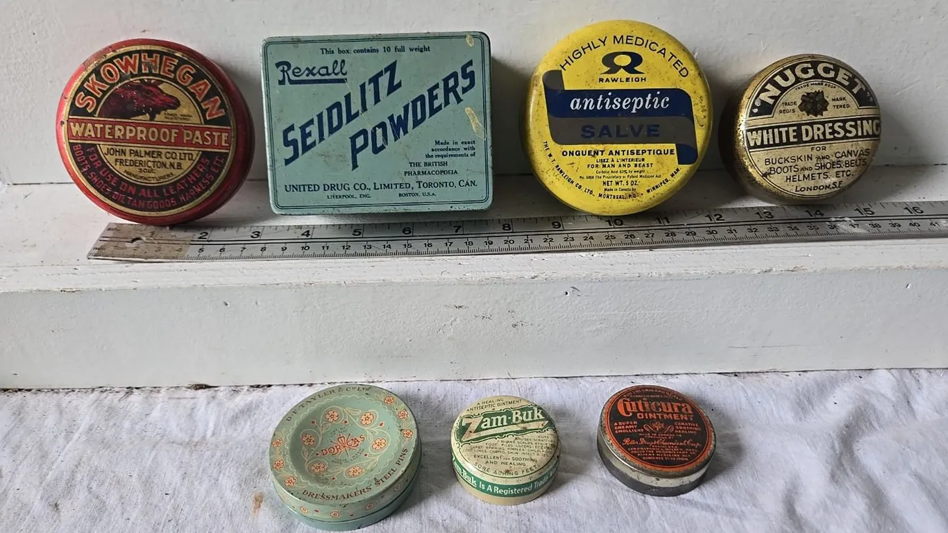Ointment, Boot Oil & Salve Tins