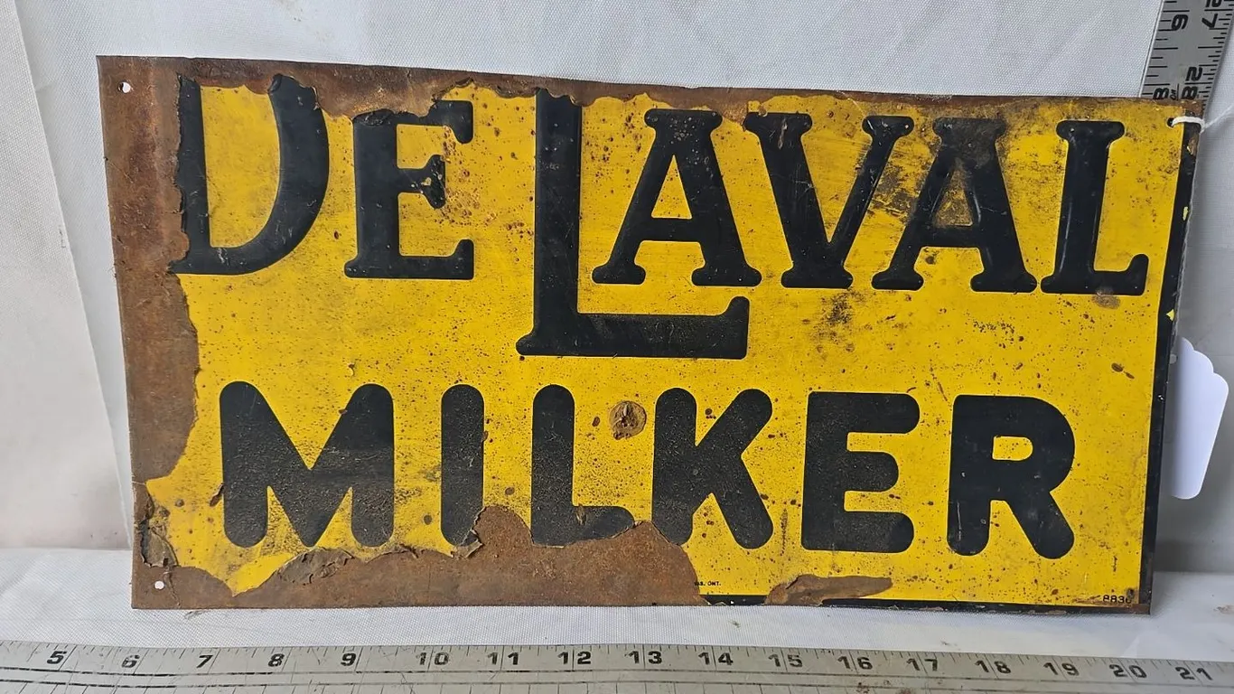 De Laval Milker Sign - original