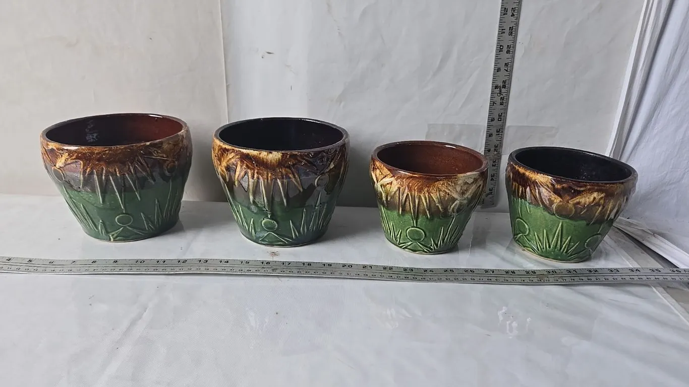 4 - Pottery Flower Pots