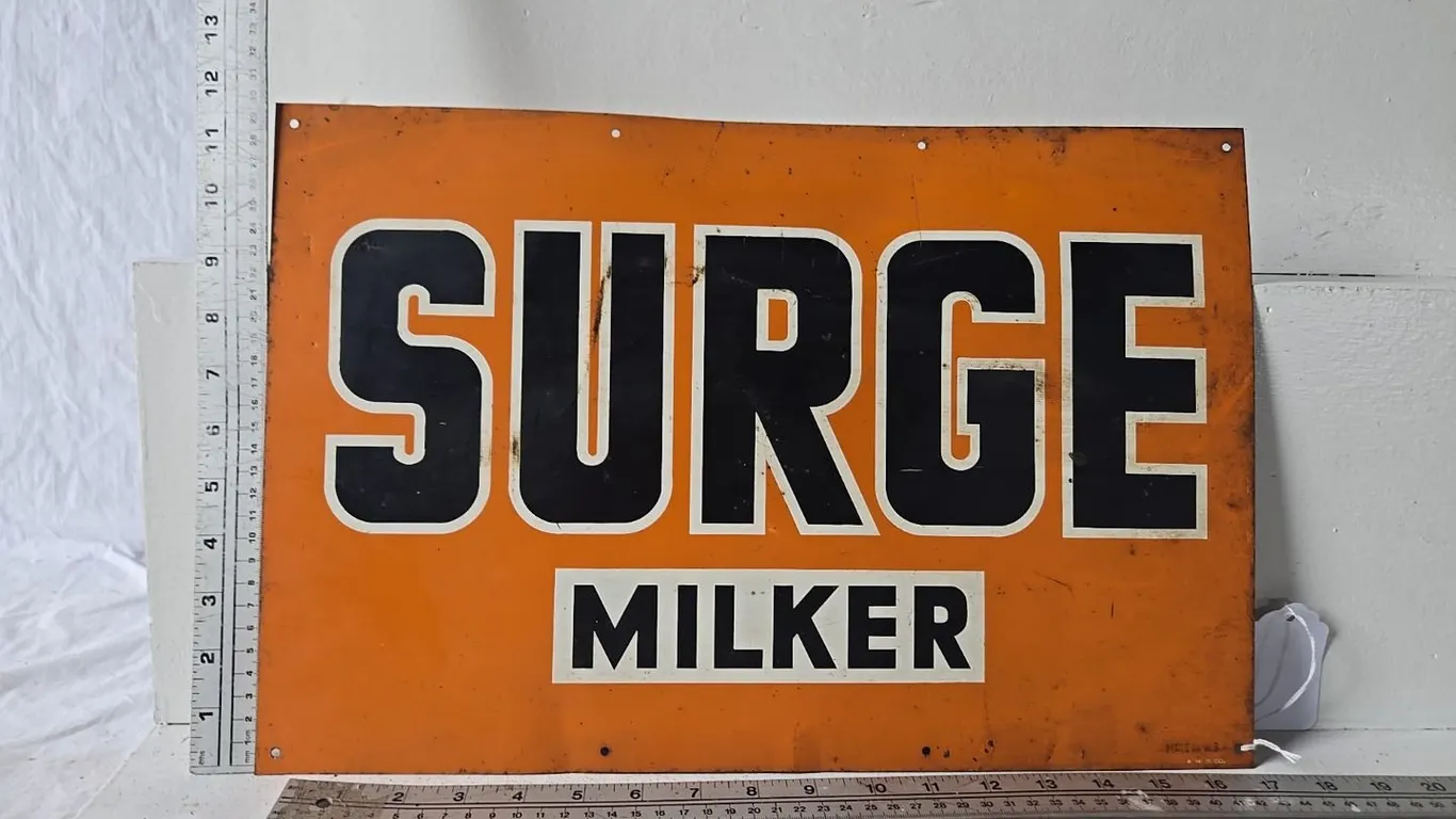 Surge Milker Sign - original