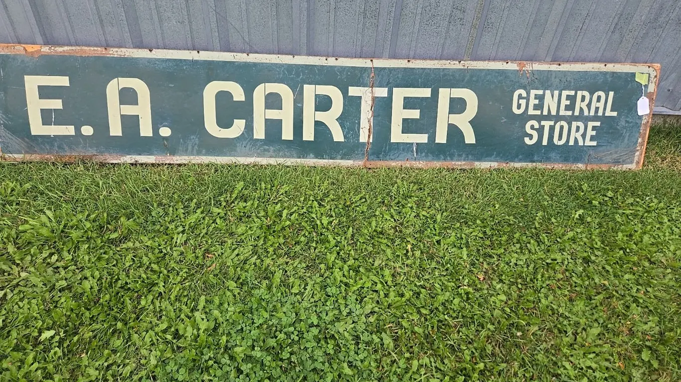 E. A. Carter General Store Sign - original