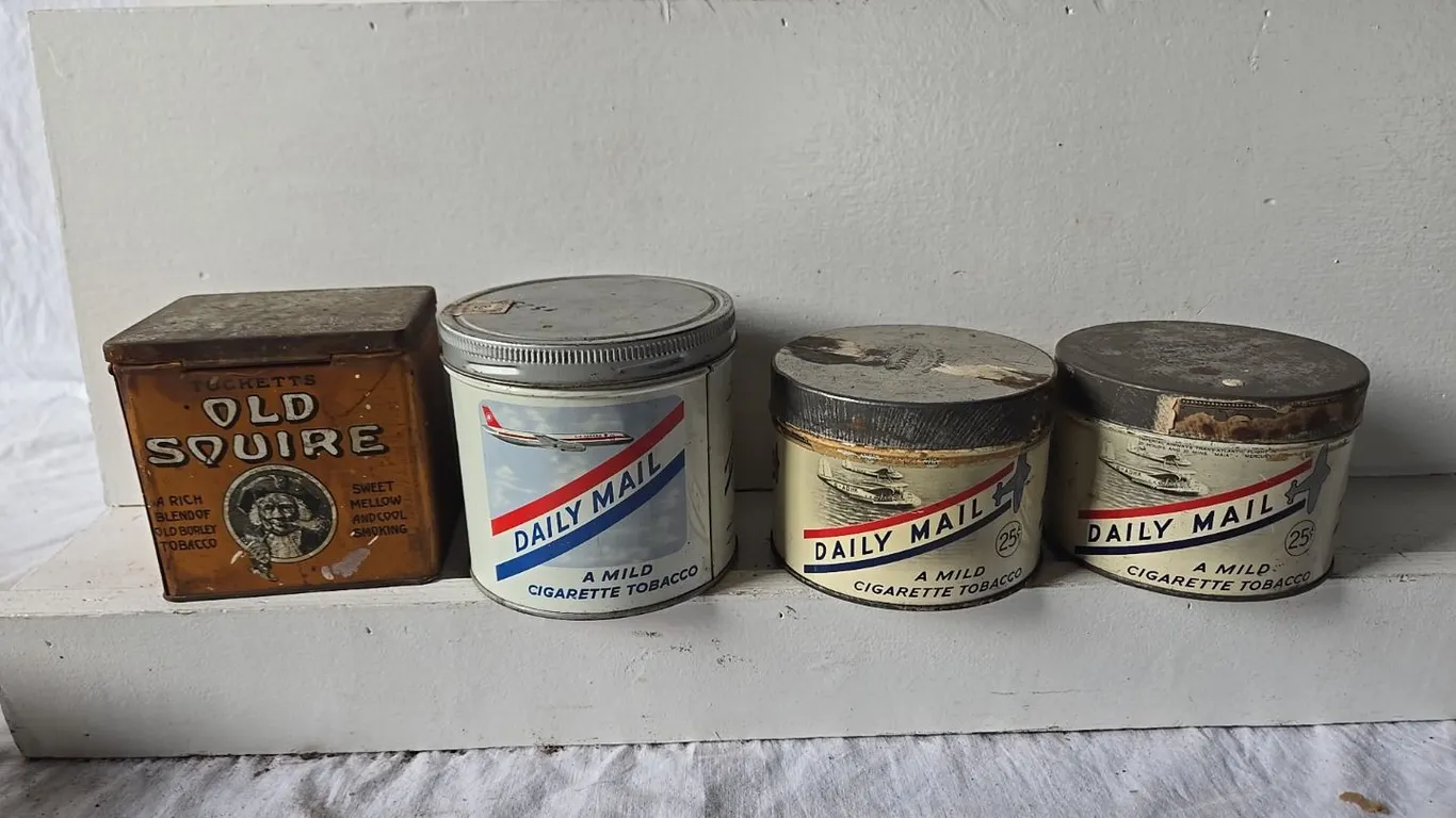 4 - Tobacco Cans