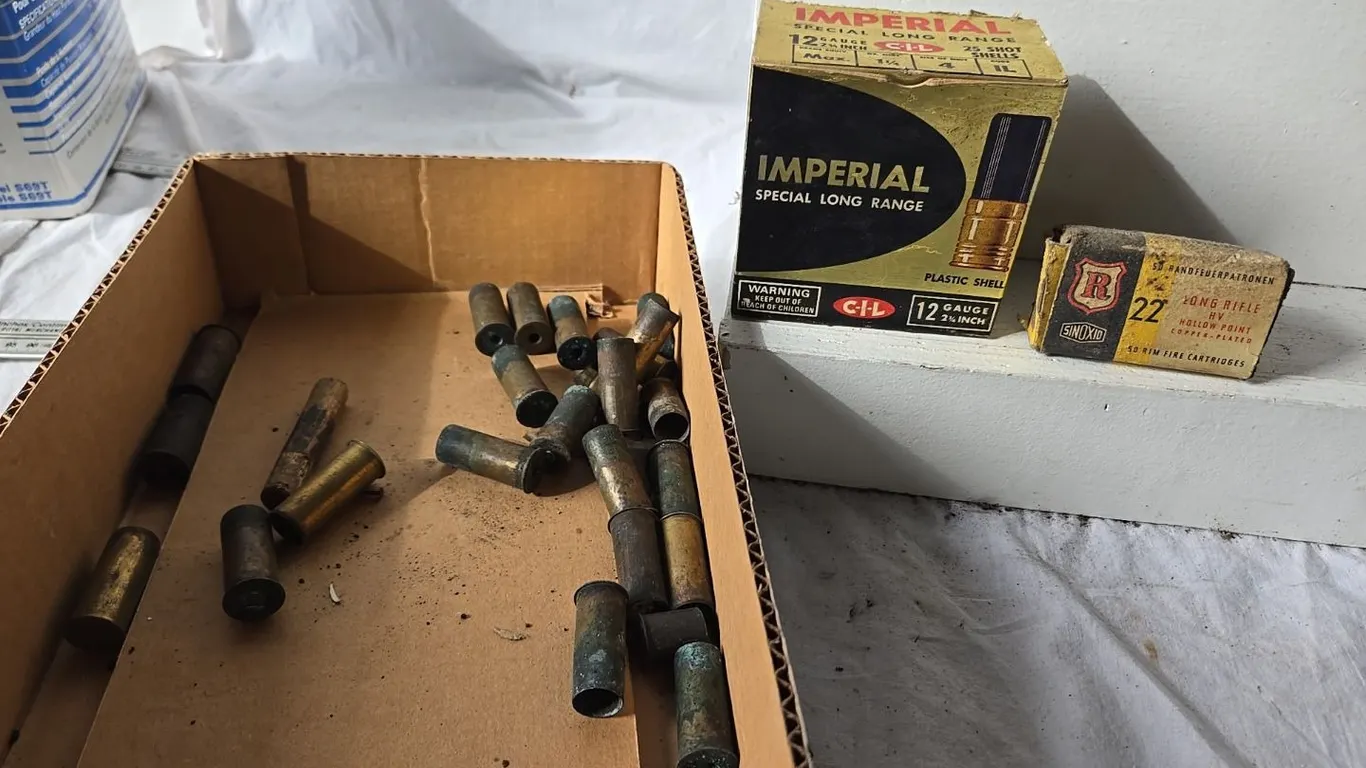 Snider .57 Cal. brass & Imperial Shotgun Shell Box
