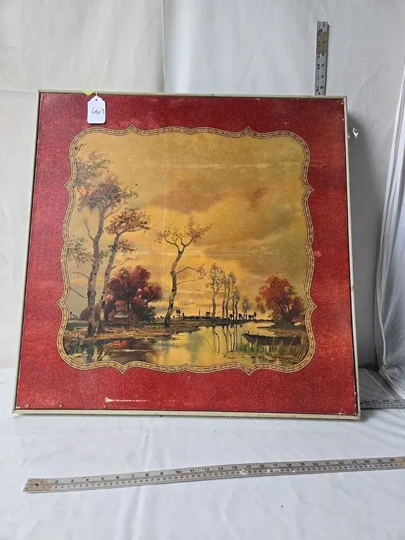 Scenic Card Table - 30"x30"