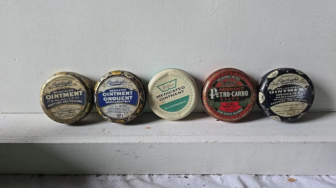 Ointment, Boot Oil & Salve Tins