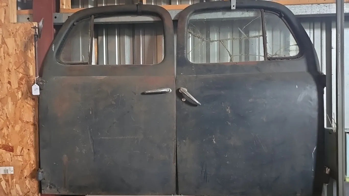 Pair 1952 Truck Doors - possibly Mercury 3 Ton