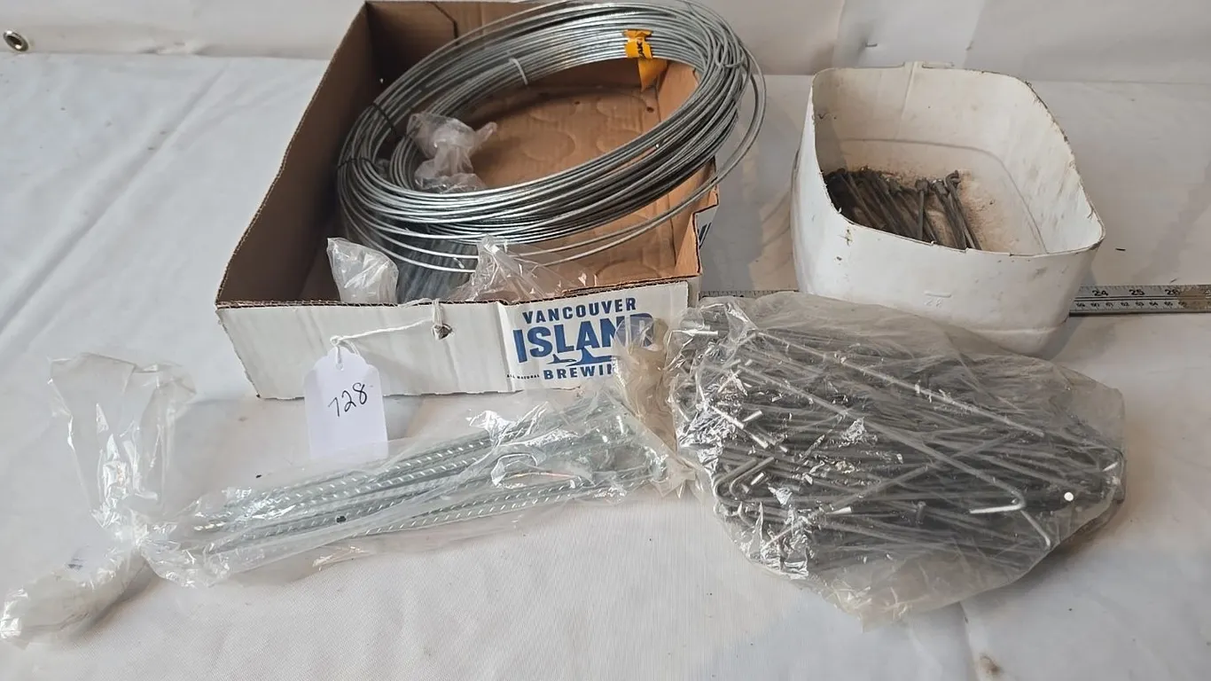 Tent Pegs & Smooth Wire