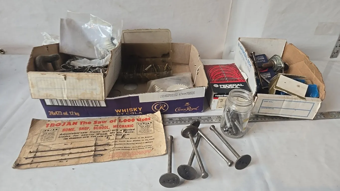Misc. Hardware - screws, springs, valves, etc.