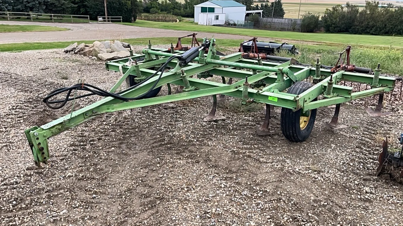 Graham Holme Cultivator with Sweeps and Mounted Harrows