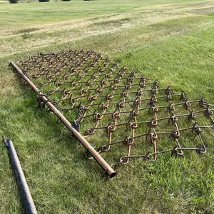 12' Chain Harrows on Draw Bar