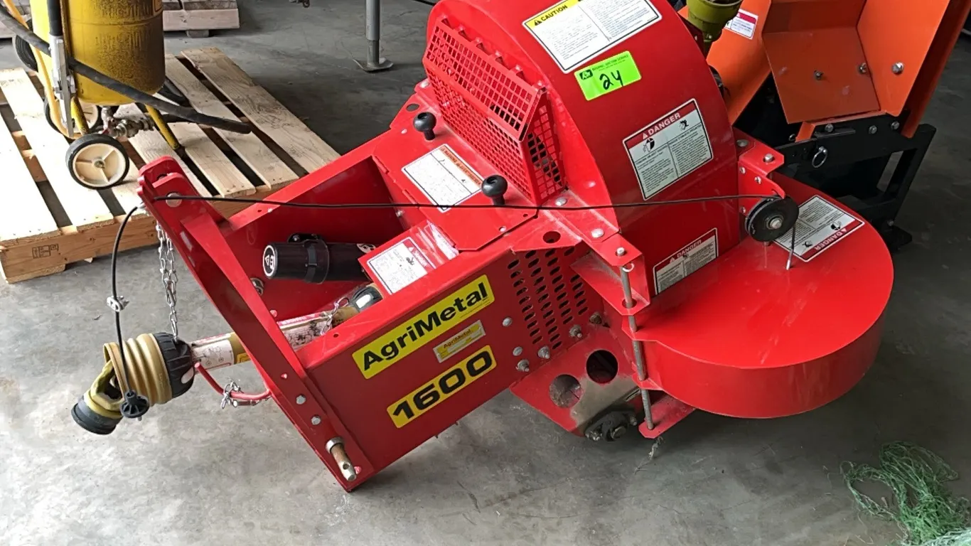 Agri Metal 1600 3pth Leaf Blower SN: 33726