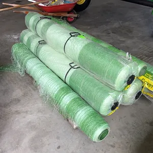 (4) Full Rolls and (2) Partial Rolls of John Deere Cover Edge Net Wrap