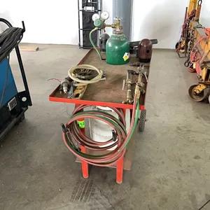 Oxyacetylene Setup with Bottles, Torches and Stand