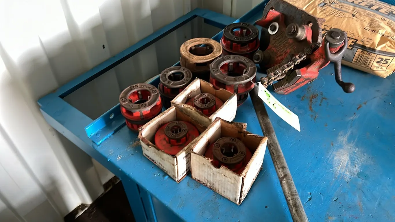 Assortment of Rigid Threading Dies, some new