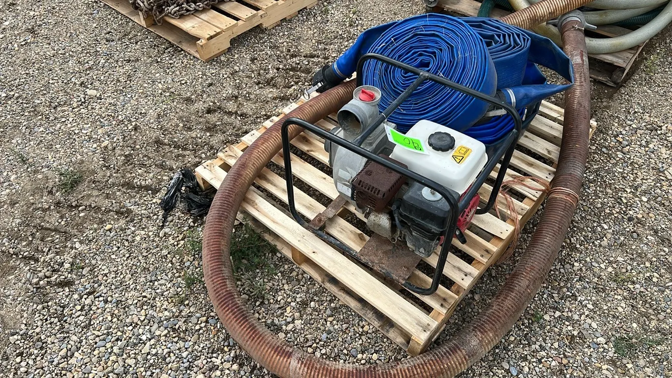 Honda 3" Trash Pump with Assorted Hose
