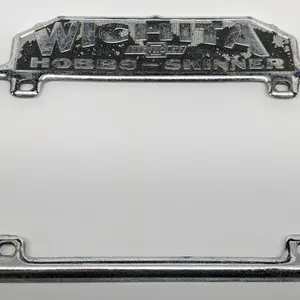 LICENSE PLATE FRAME HOBBS SKINNER CHEVROLET WICHITA KANSAS KAN KS