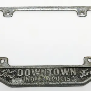 LICENSE PLATE FRAME DOWNTOWN FORD INDIANAPOLIS IN IND INDIANA