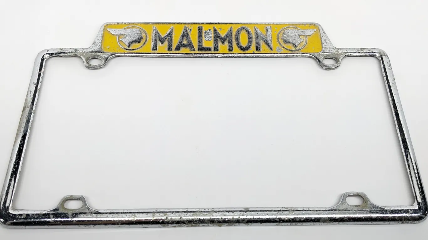 LICENSE PLATE FRAME MALMON PONTIAC ST PAUL MINNESOTA MN MINN