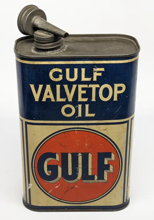 QUART CAN GULF VALVETOP OIL PITTSBURGH PENNSYLVANIA