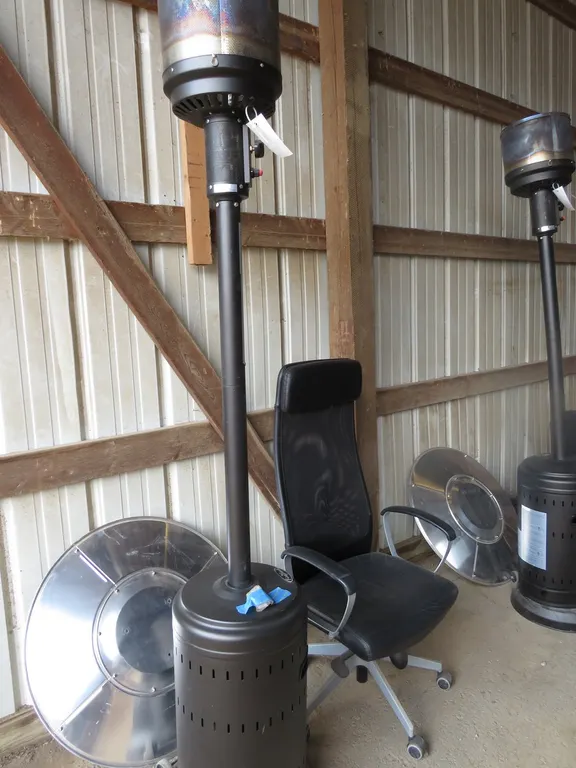 Patio Heater and Chair