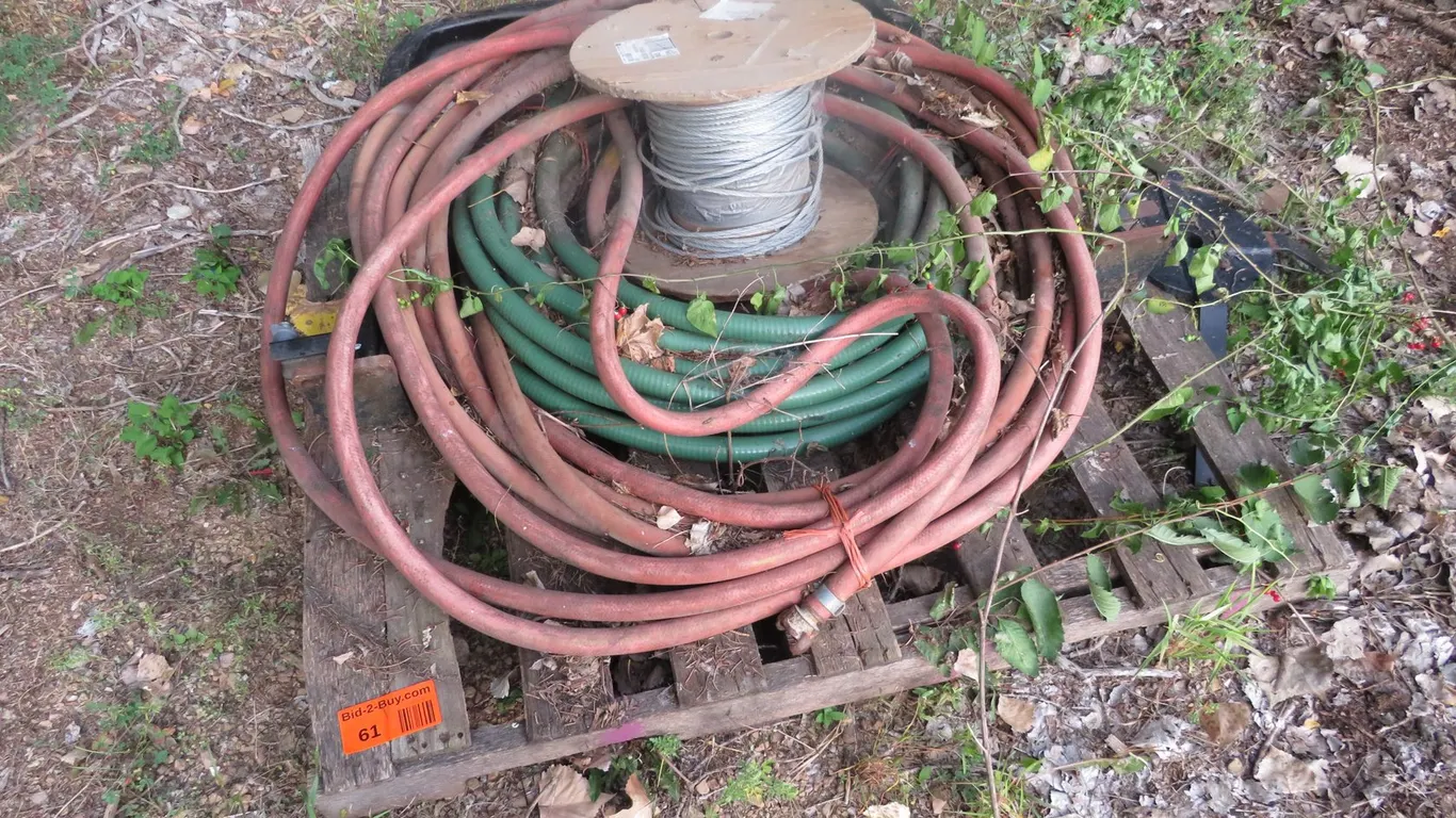 Pallet of Hose and Cable