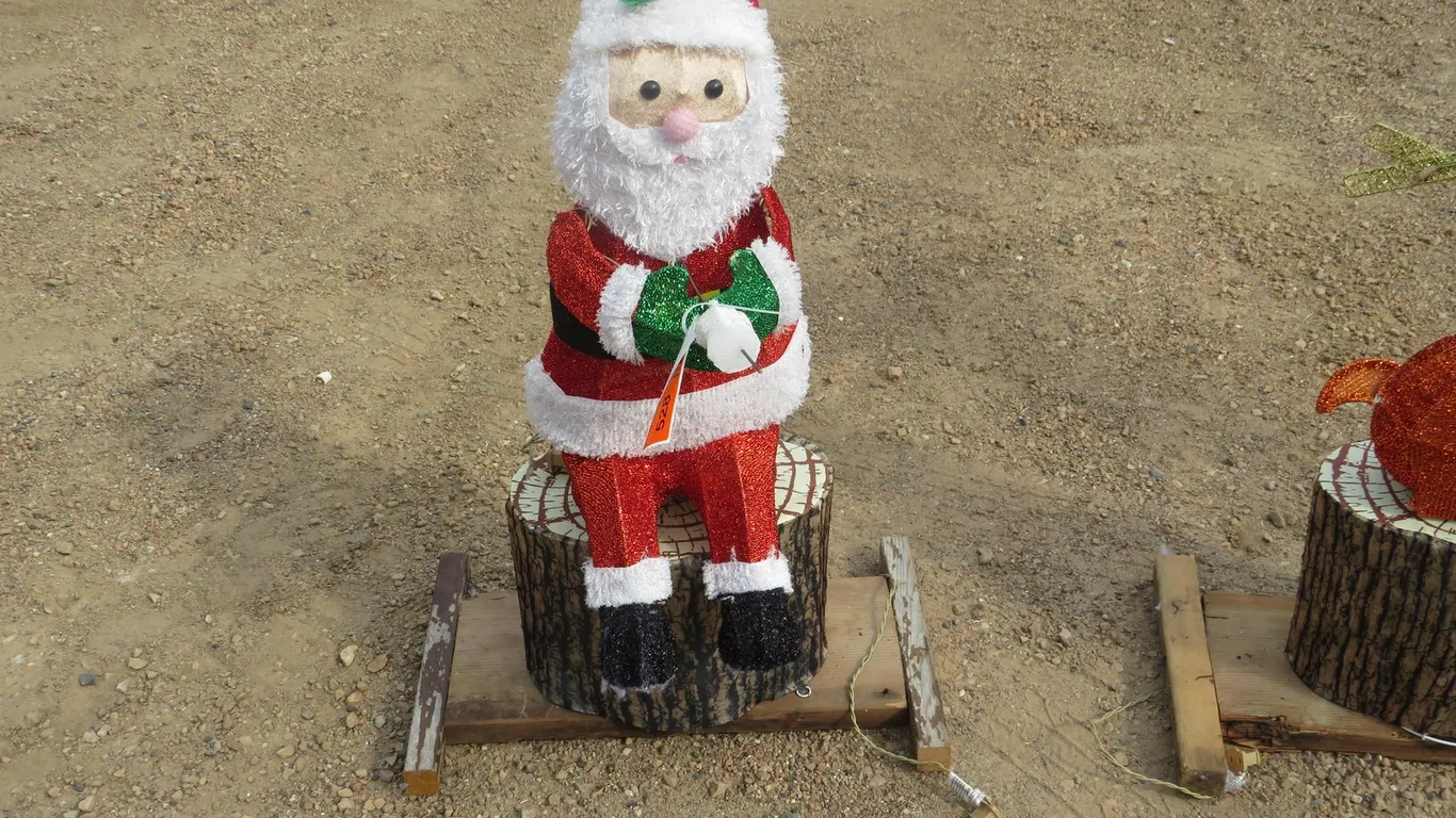 Vintage Santa Decoration