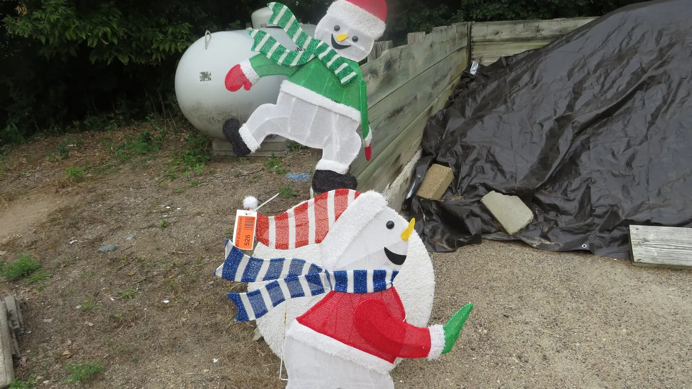 Vintage Snowman Decoration