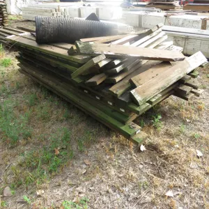 Pallet of Wooden Fence Panels