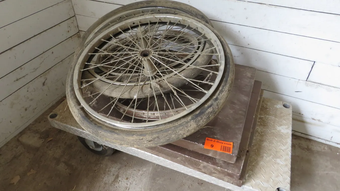 Aluminum 4-Wheel Cart and Wheels
