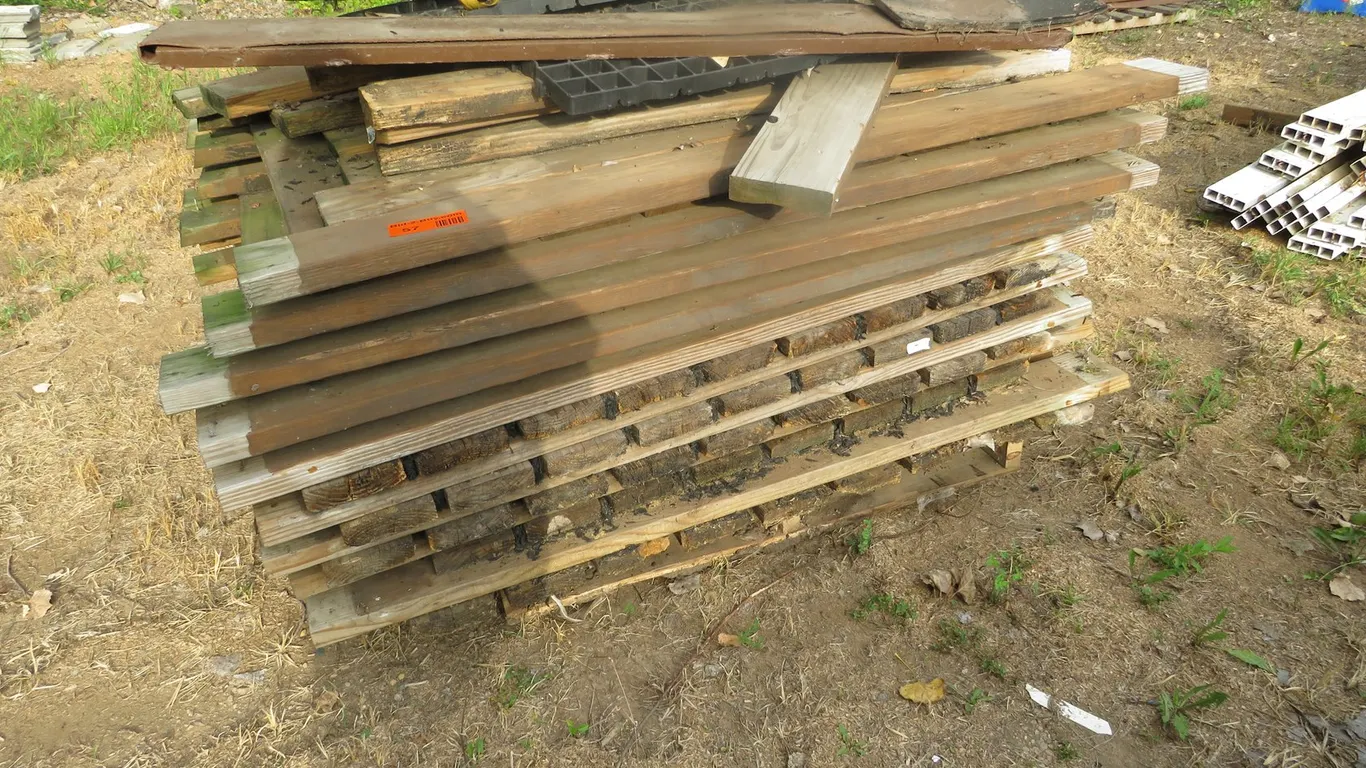 Pallet of Wooden Fencing