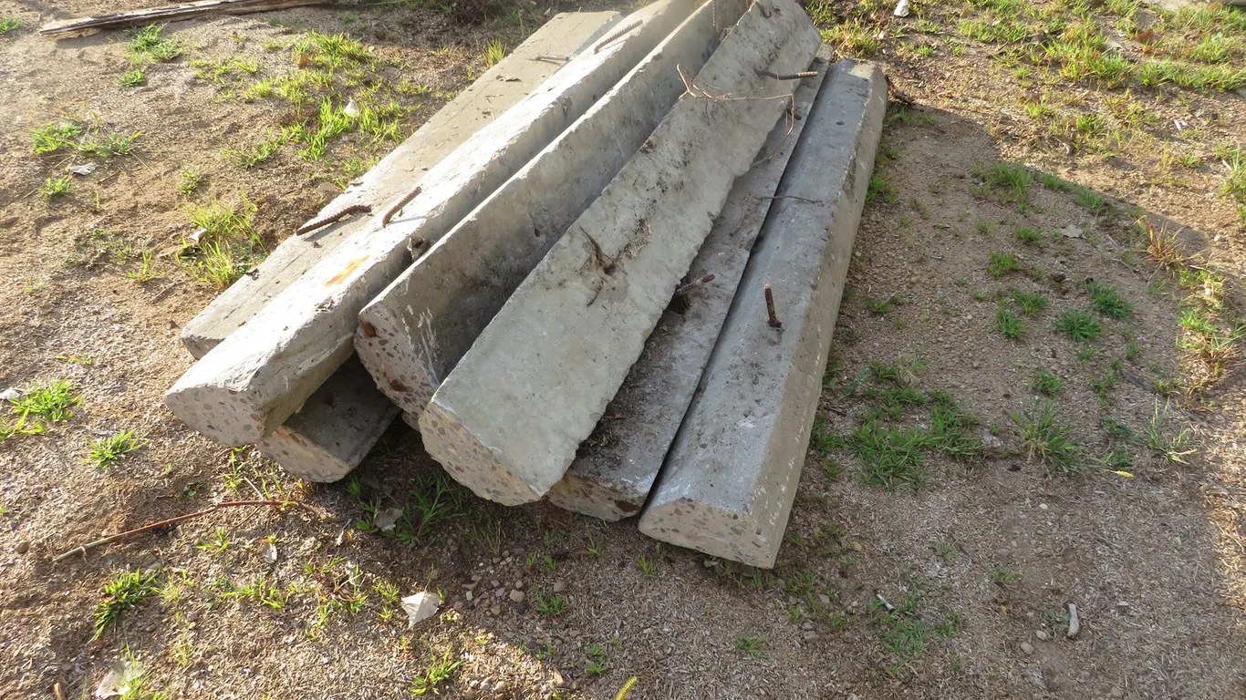(8) Concrete Parking Lot Curb Stops