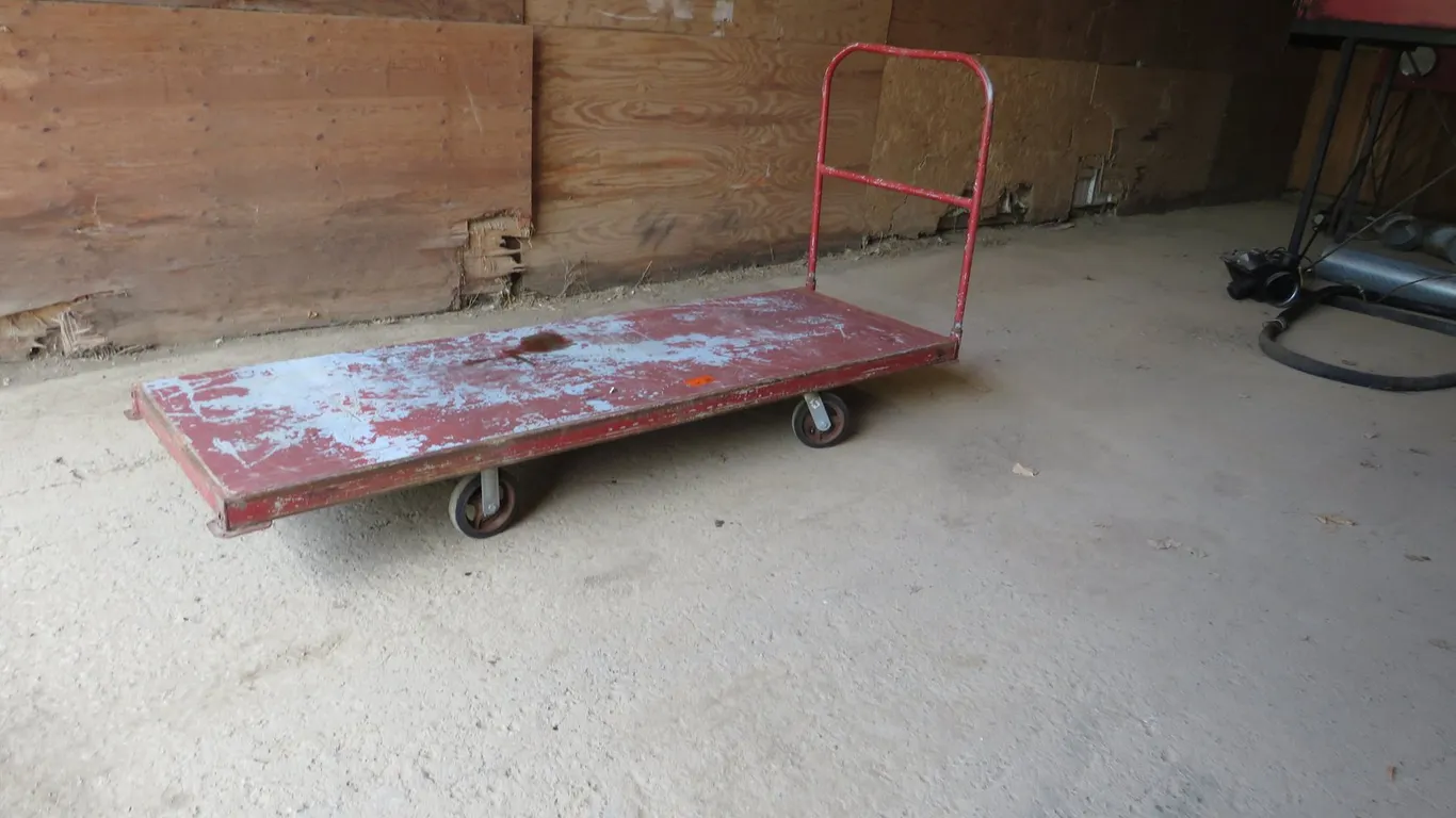 Flat Cart on Wheels