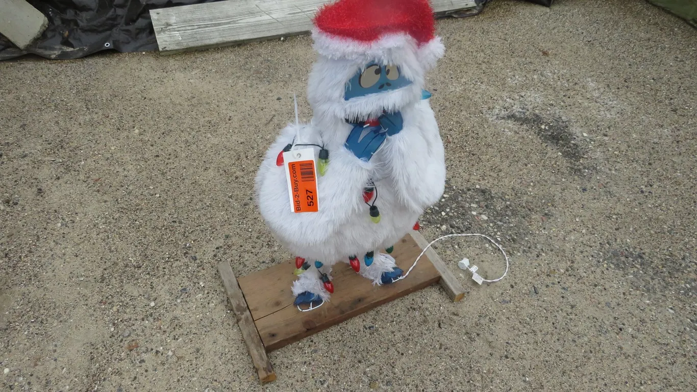 Vintage Abominable Snowman Decoration
