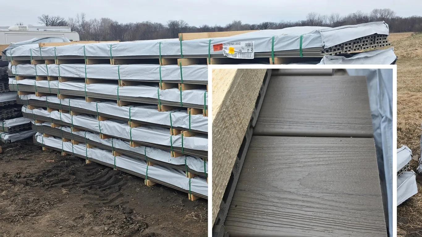 (48) 16' Brown Slotted Composite Deck Boards
