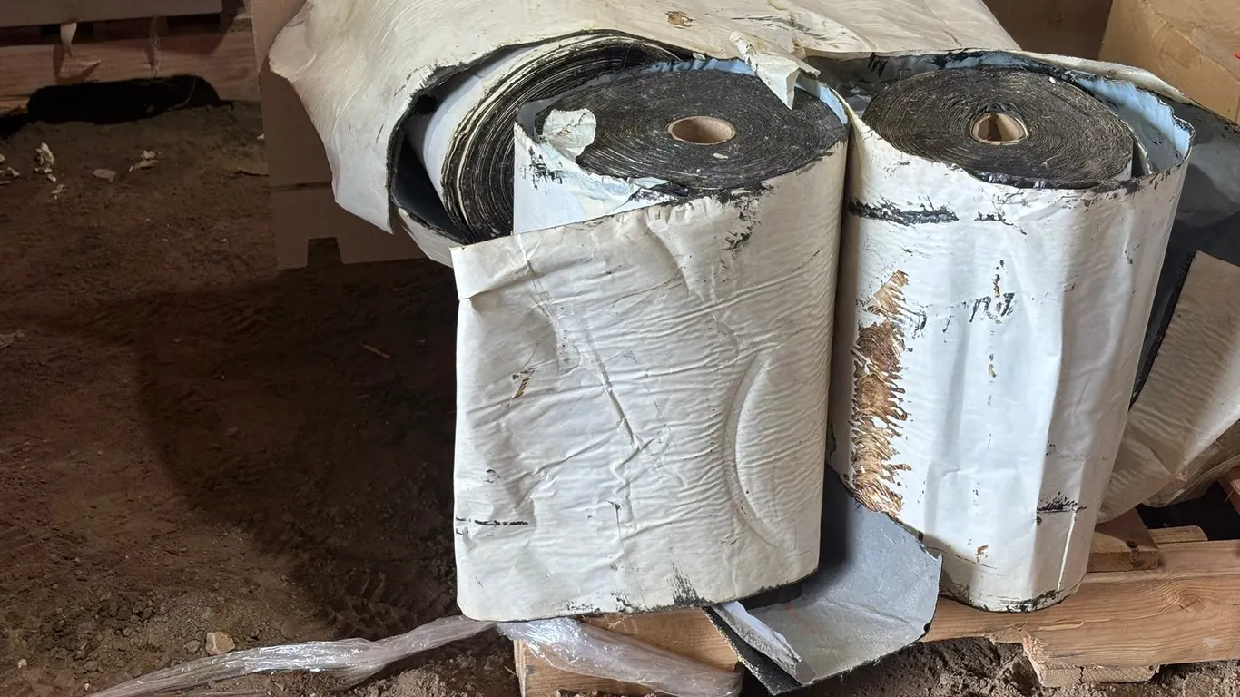 (5) Rolls of Adhesive Rubber Underlayment