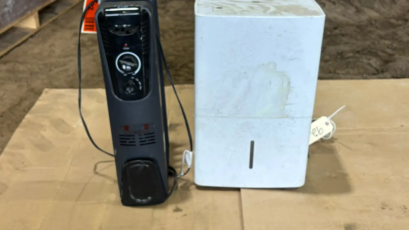 Radiator Heater and GE Dehumidifier