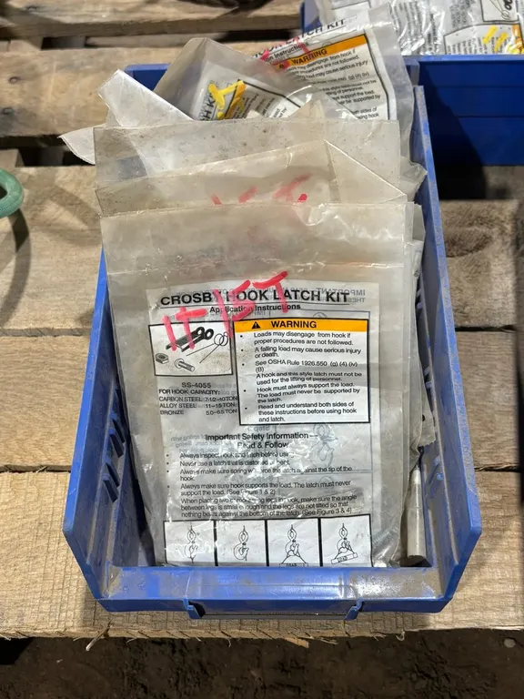 (18) Crosby Hook Latch Kits