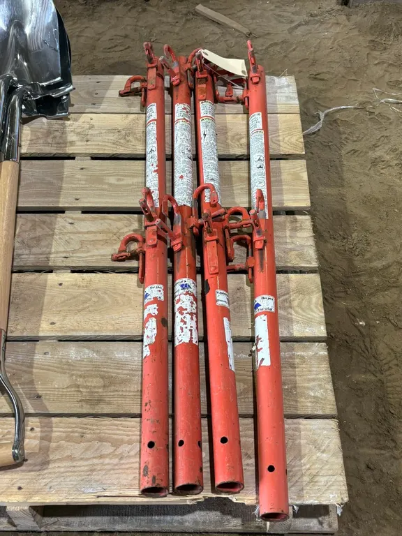 (4) Safety Guardrail Posts