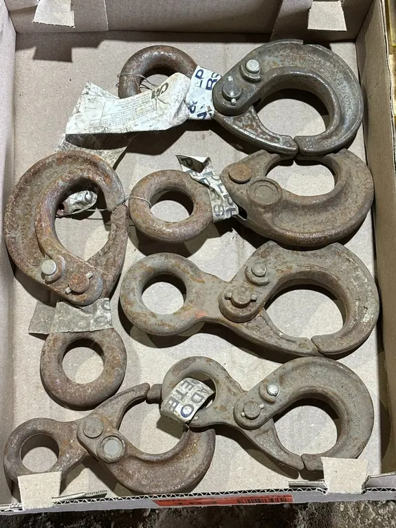 (6) Assorted Lifting Hooks