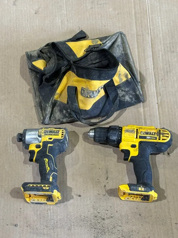 DeWalt Cordless Impact and 1/2" Cordless Drill