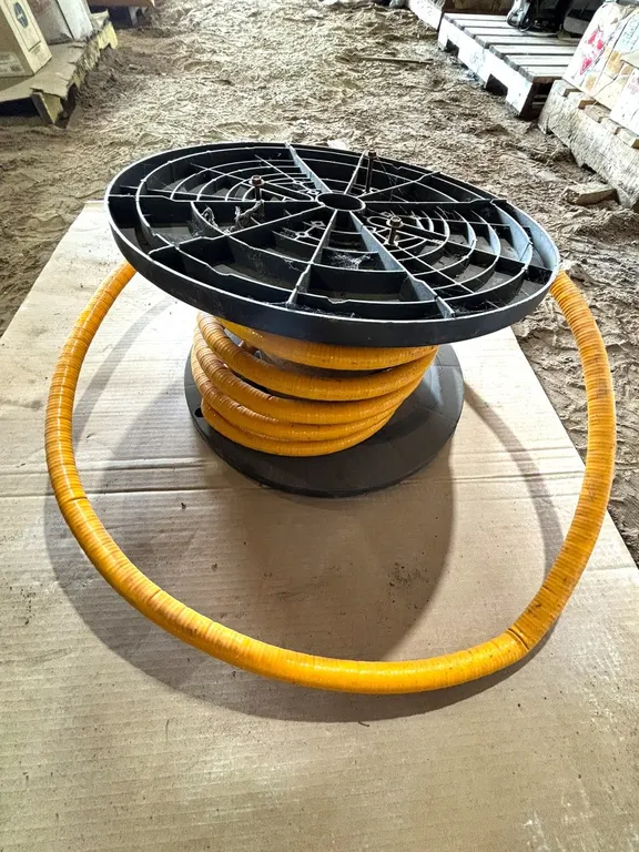 Coil of Yellow Pro-Flex Corrugated Stainless Steel Tubing